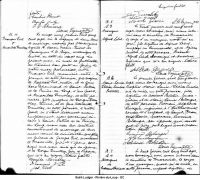 Acte de mariage - 1907