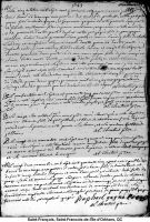 Acte de mariage - 1745