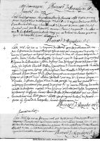 Acte de mariage - 1701