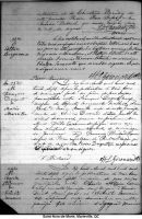 Acte de mariage - 1837