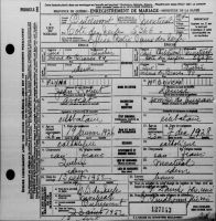 Certificat de mariage - 1952