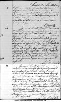 Acte de mariage - 1845 Acte de mariage - 1845