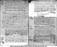 Acte de mariage - 1768