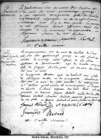 Acte de mariage - 1695