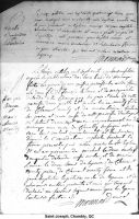 Acte de mariage - 1783