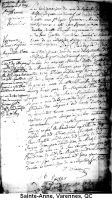 Acte de mariage - 1699 Acte de mariage - 1699
