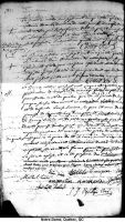 Acte de mariage - 1754