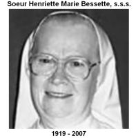 Soeur Henriette Marie Bessette, s.s.s.