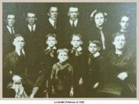 Famille d'Irénée D'Astous - 1922