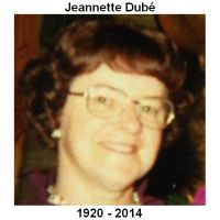 Jeannette Dubé (I21526)