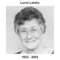 Soeur Lucie Landry, n.d.s.c.